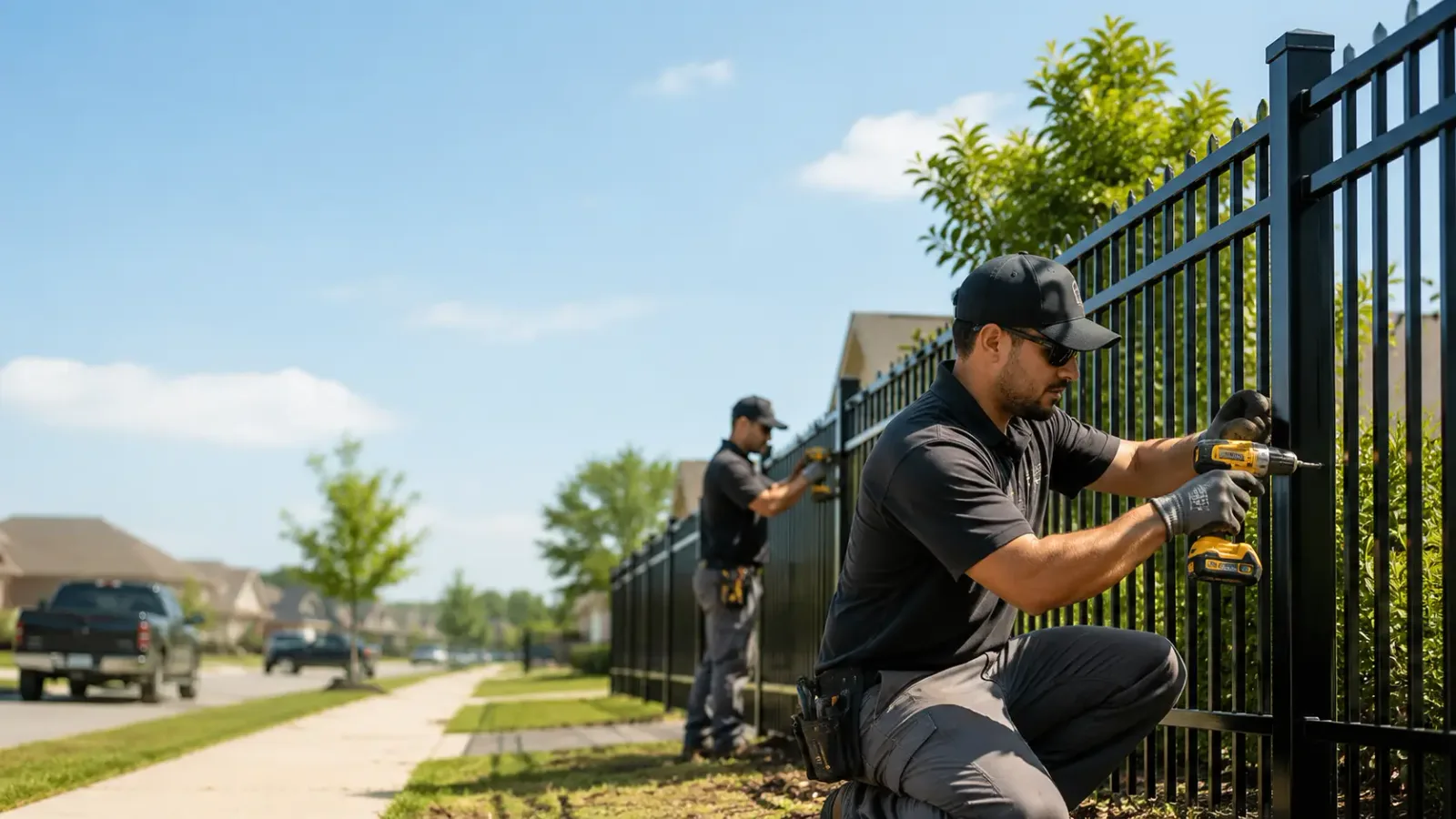 Metal Fence Installation in Olmsted, IL